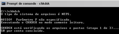 comando chkdsk