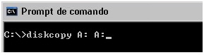 comando diskcopy