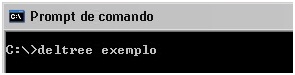 comando deltree