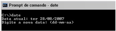 comando date